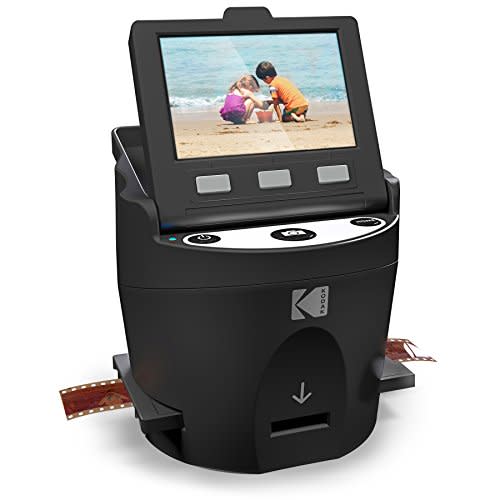 Brings old memories to life in a snap!' This scanner digitizes film negatives and slides and it's on sale for Father's Day