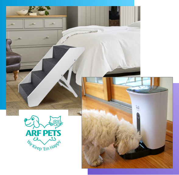 Arf Pets Cozy Folding Dog Stairs 