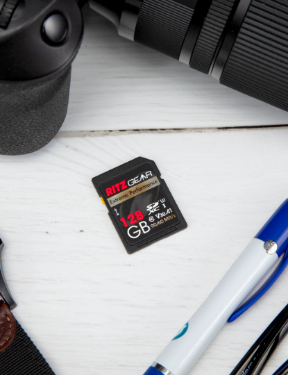 Ritz Gear 128GB High-Speed SDXC UHS-I SD Card