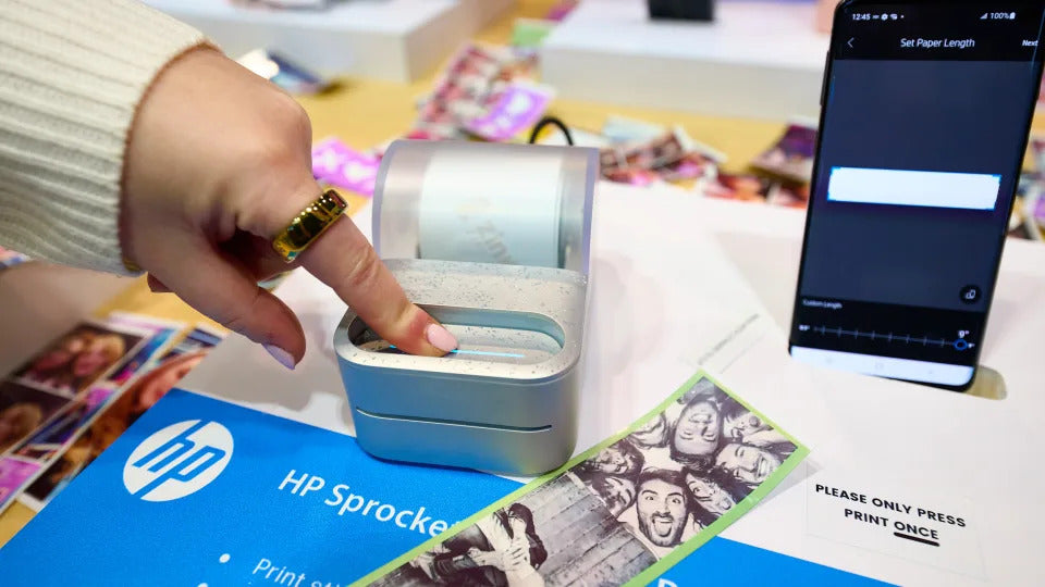 Print different-sized stickers for your locker with the HP Sprocket Panorama
