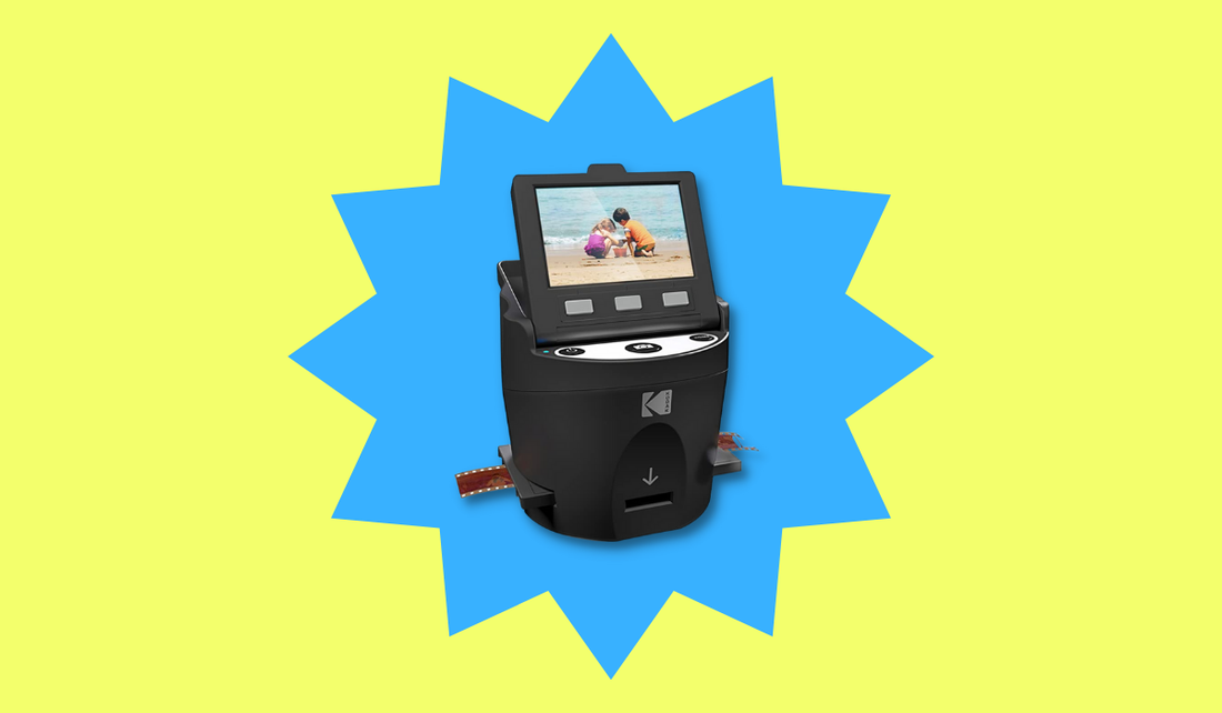 Brings old memories to life in a snap!' This scanner digitizes film negatives and slides and it's on sale for Father's Day