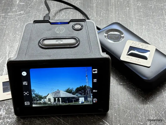 HP FilmScan 5″ Touch Screen Film Scanner (HPFS500) Review: Unlocking Family History One Slide at a Time