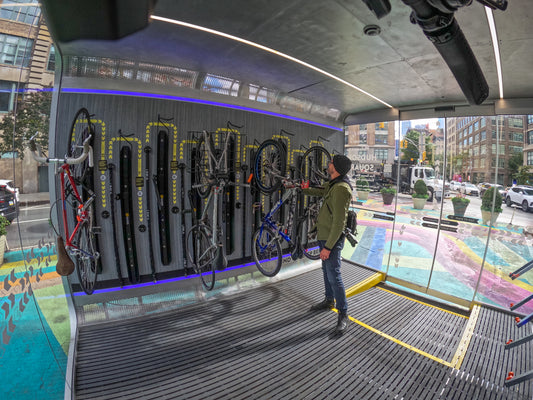 Step inside an Oonee Pod, New York City’s exciting solution to the bike parking problem