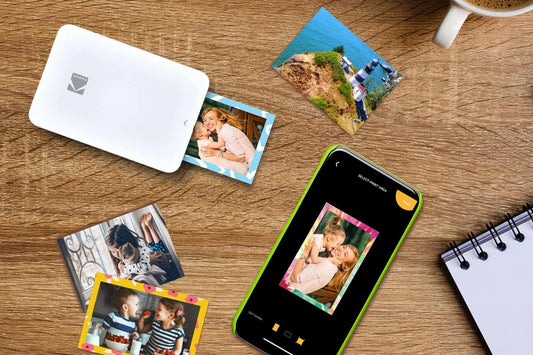 Print memories instantly with the Kodak Step Slim 2x3 Photo Printer