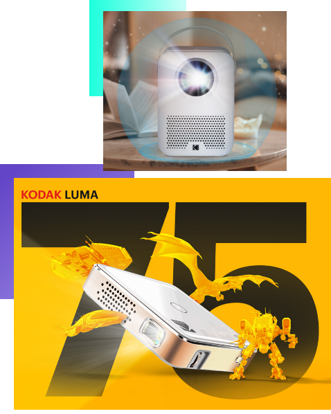 Kodak Luma 75 video projector