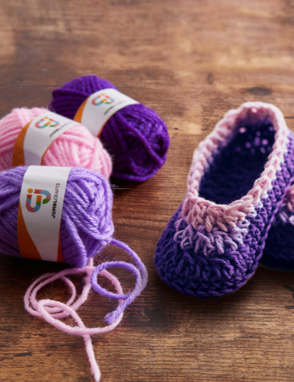 JumblCrafts 24 Yarn Crochet & Knitting Beginners Kit